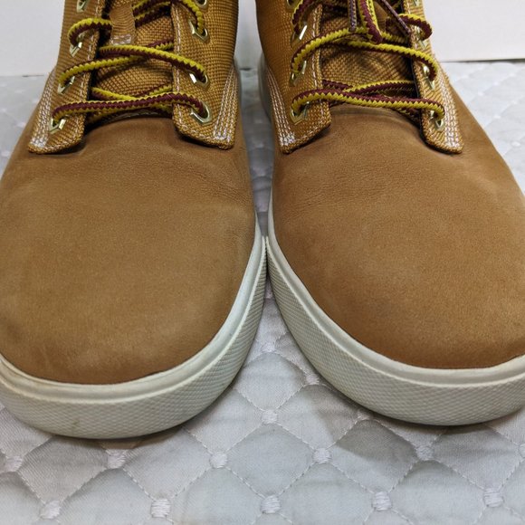 Timberland Men\'s Groveton Wheat Nubuck & Canvas Ortholite Chukka Boot - size 7 main image 13